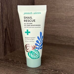 ❤️$5 NWT Peach Slices Snail Rescue Moisturizer 30ml